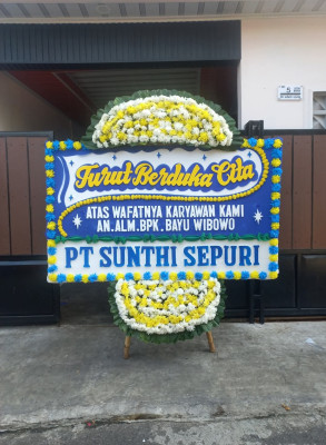 Papan Bunga Duka di Sukatali
