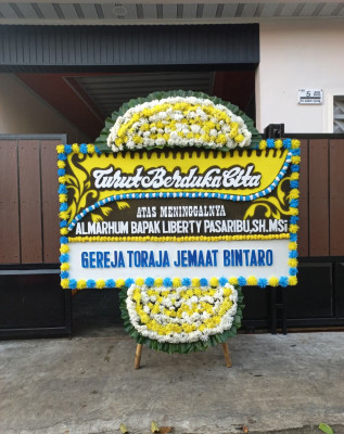 Papan Bunga Duka di Sukatali
